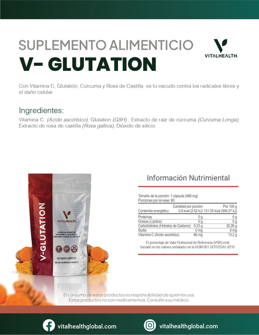 V-GLUTACIÓN— Antioxidante celular avanzado