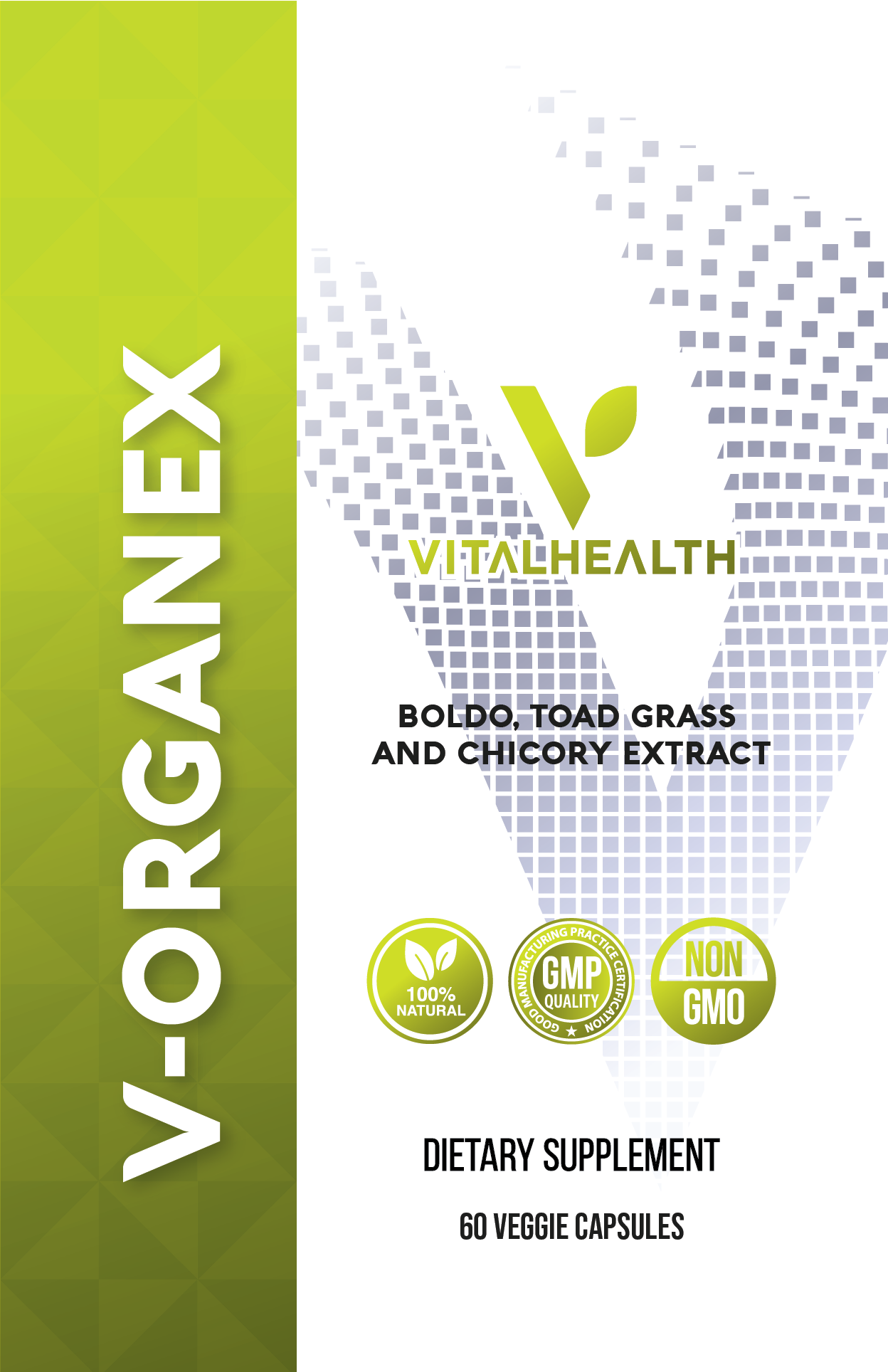 V-ORGANEX— Detox hepático y confort digestivo