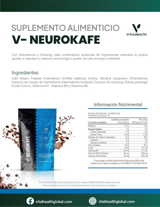 V-NEUROKAFE– Claridad mental y energía natural