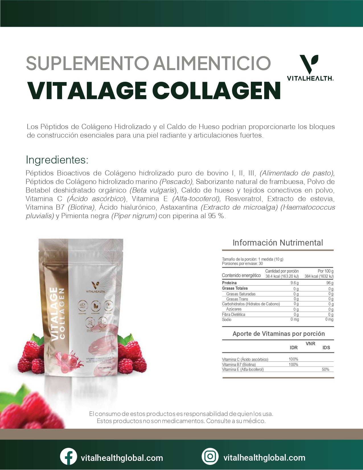 COLLÁGENO VITALAGE– Juventud y firmeza desde adentro