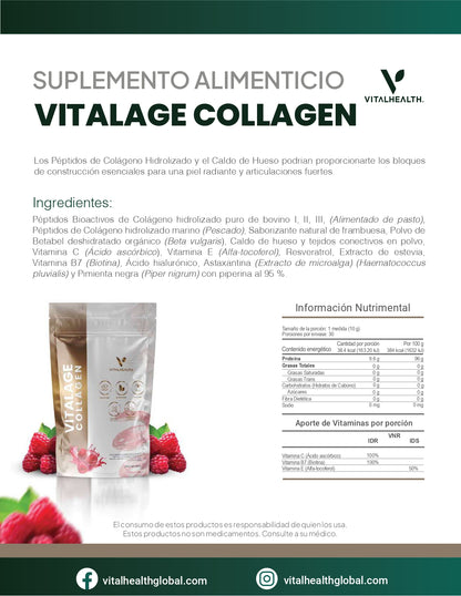 COLLÁGENO VITALAGE– Juventud y firmeza desde adentro