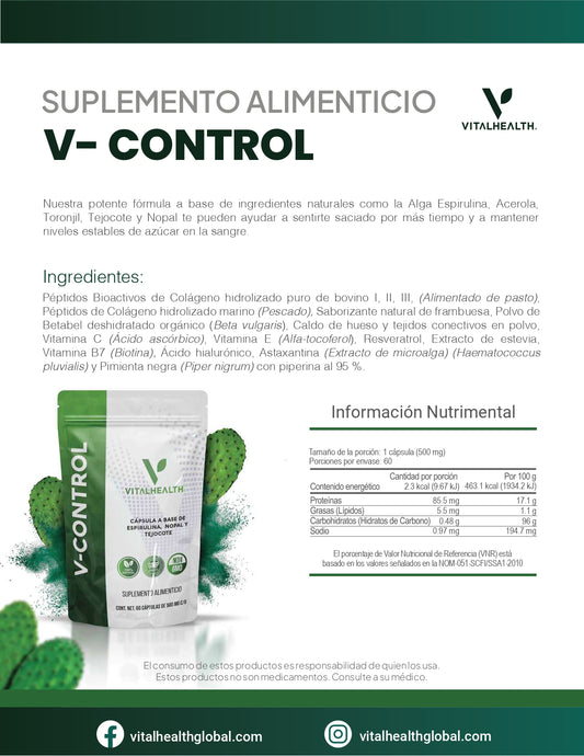 V-CONTROL— Control de antojos y glucosa