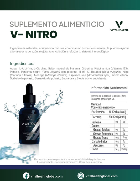 V-NITRO– Circulación, energía y rendimiento físico