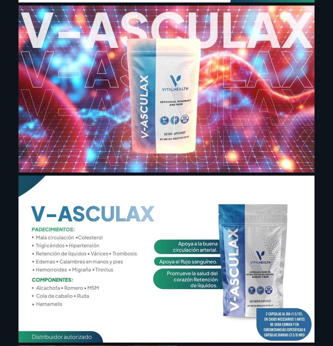 V-ASCULAX – Circulación y Piernas Ligeras