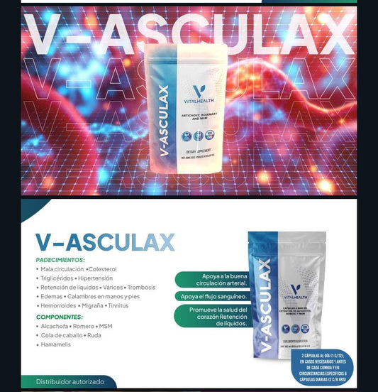V-ASCULAX – Circulación y Piernas Ligeras