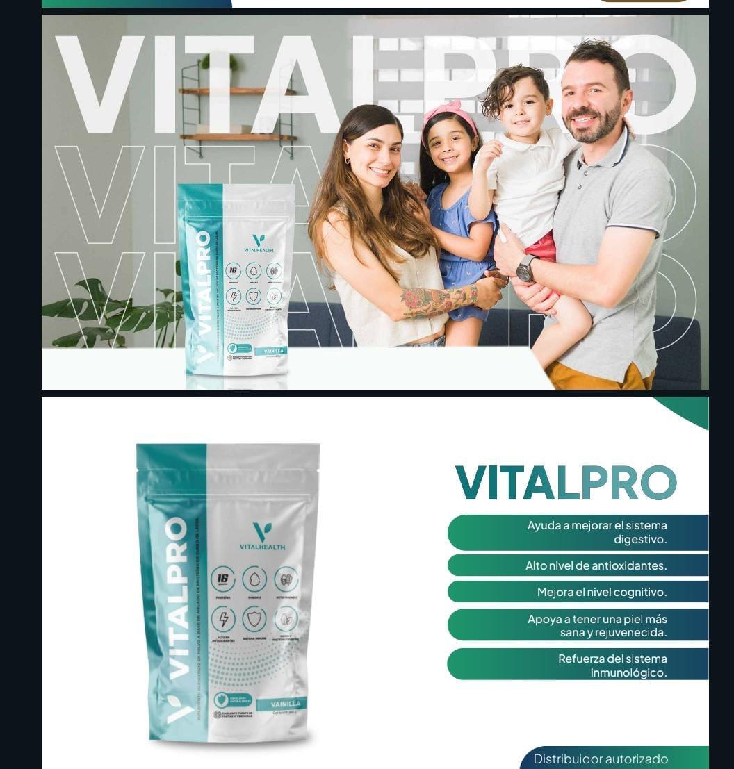 VITALPRO– Nutrición completa para energía y rendimiento