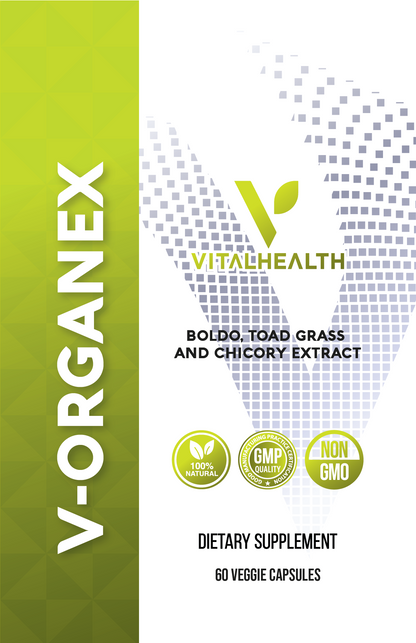 V-ORGANEX— Detox hepático y confort digestivo